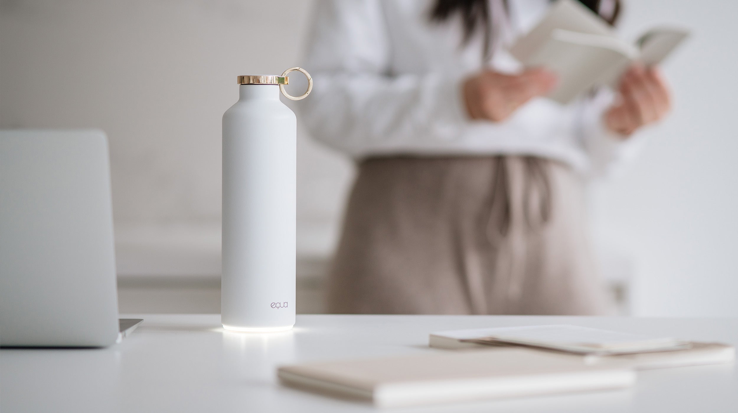 Smart water bottles with glow reminders by EQUA – EQUA