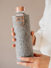 EQUA glass water bottle Rose Gold.