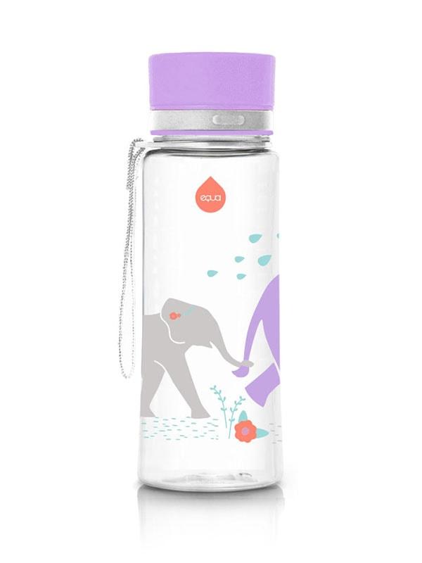 Bottiglia d'acqua senza BPA per bambini, fatta di plastica, durevole, lavabile in lavastoviglie, design a forma di elefante