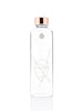 Glass bottle with rose gold lid made of borosilicate premium quality glass 750ml