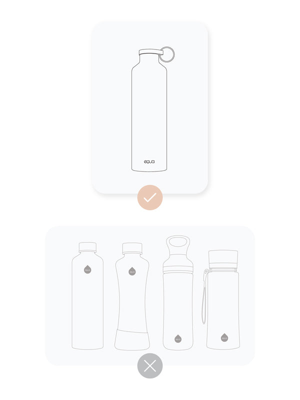 Dodatni pokrovčki za SMART & CLASSY stekleničke iz nerjavečega jekla