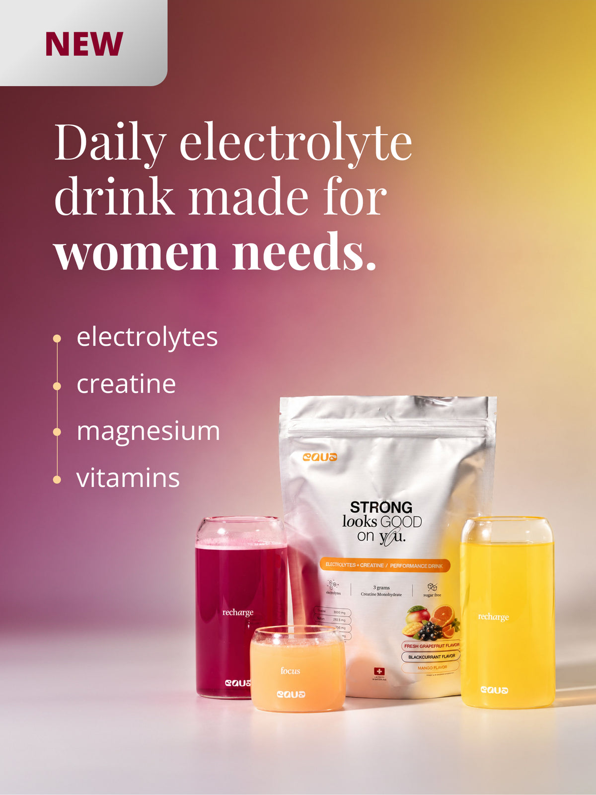 Recharge Tonic + Creatine Mix