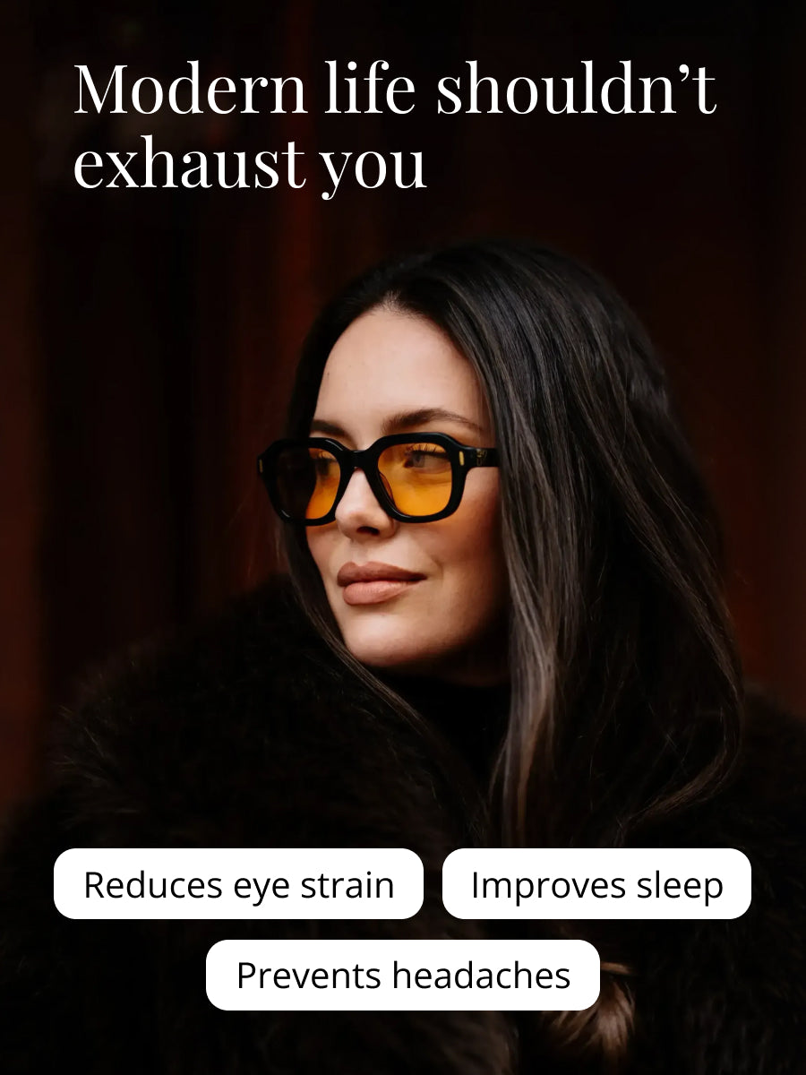 The Editor - Blue light & UV Glasses Black