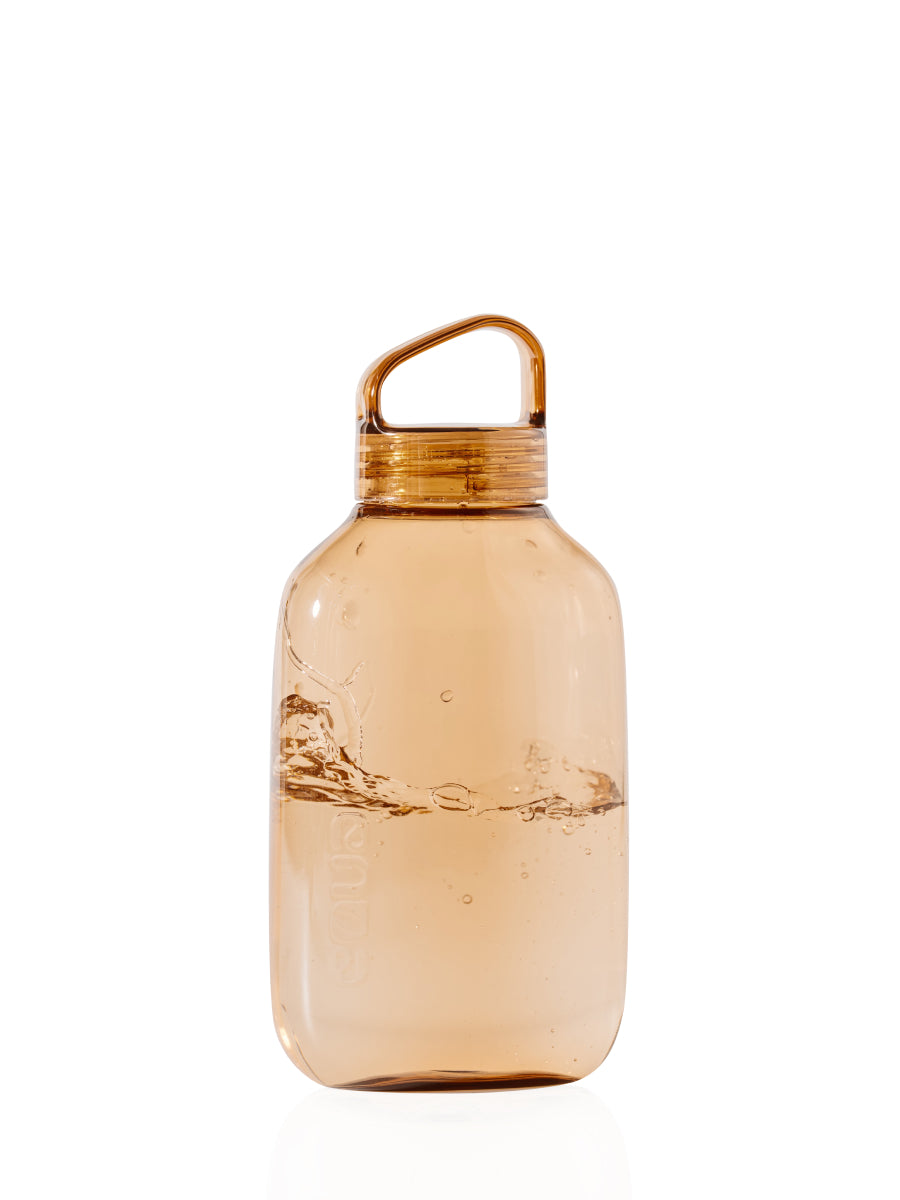 Flat Bottle Amber
