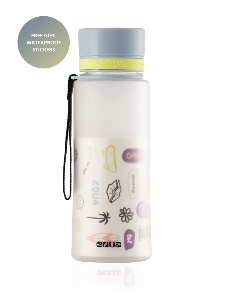 Sk8er kid steklenička brez BPA – EQUA - Sustainable Water Bottles