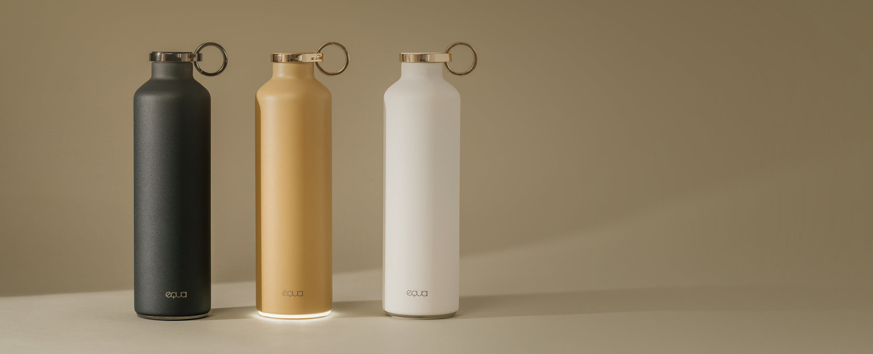 Puffy Cream Glass Bottle by EQUA – EQUA - Sustainable Water Bottles