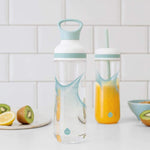 WAVE 2in1 - 800ml / 27oz blue bpa free plastic flow green - EQUA