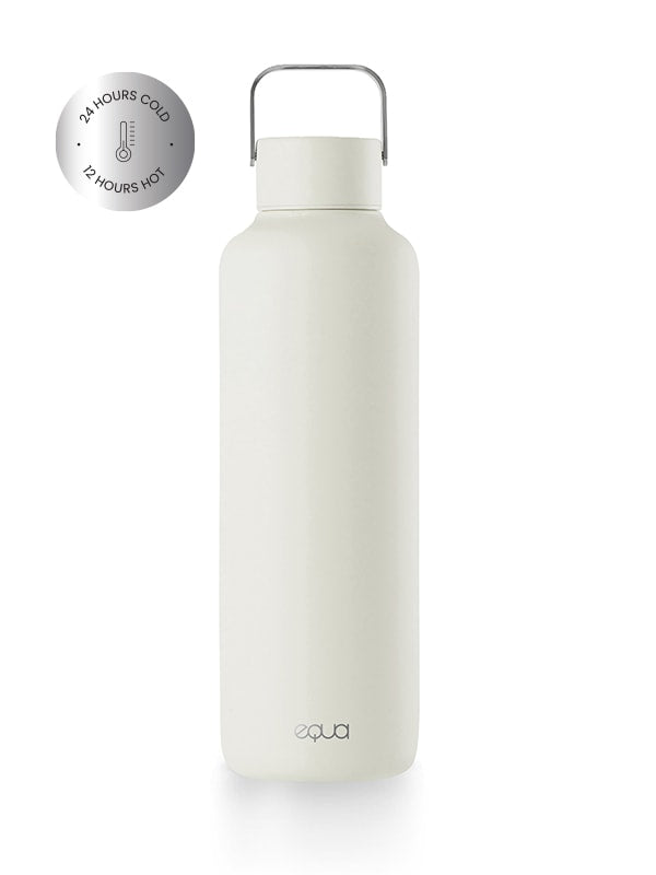 Botella Thermo Timeless Off White - EQUA - Botellas de agua sostenibles