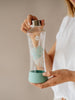 Monstera glass water bottle - 550 ml