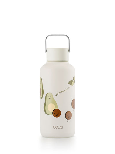Ash Glass Water Bottle with Back Matte Finish by EQUA – EQUA - Sustainable Water  Bottles