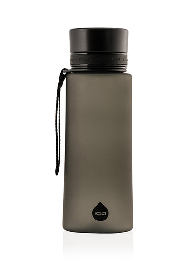 Plain Grey BPA free plastic water bottle in grey by EQUA – EQUA -  Sustainable Water Bottles