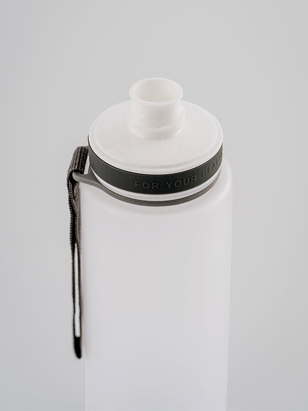 Matte White BPA free bottle
