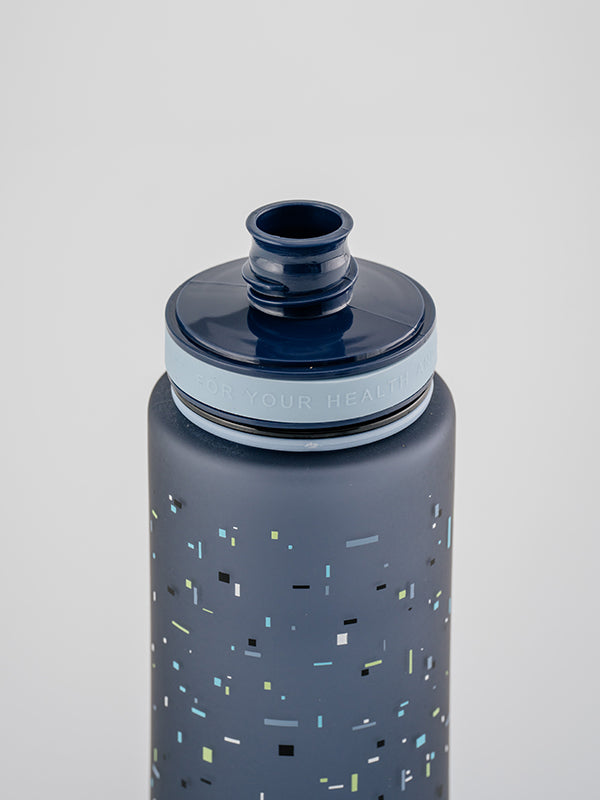 Universe Botella de agua de plástico sin BPA en color azul de EQUA - EQUA - Botellas  de agua sostenibles