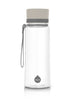 EQUA Botella de agua sin BPA, Plain Grey, diseño minimalista, sin motivos, color gris