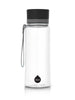 EQUA BPA FREE water bottle, Plain Black, minimalistic design, no motif, black color