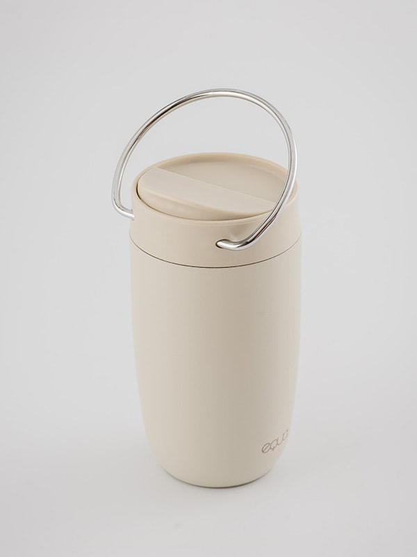 EQUA Cup Grey with the easy to carry handle