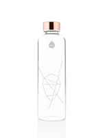 Glass bottle with rose gold lid made of borosilicate premium quality glass 750ml