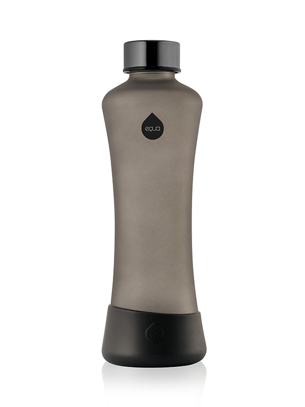 Botella negra mate sin BPA - EQUA - Botellas de agua sostenibles