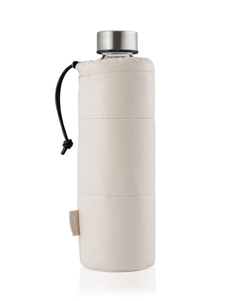 Beige Glass Water Bottle with Beige Cover by EQUA – EQUA - Sustainable Water  Bottles