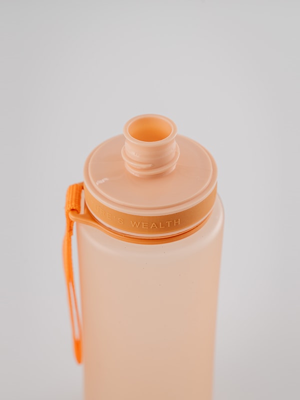 EQUA Botella de agua sin BPA, Sunrise, diseño minimalista 