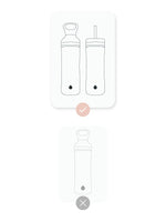 EQUA Straws for EQUA flow bpa free water bottle. Transfer your water bottle to smootie cup with a lid switch and long lasting straws.