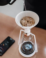 Pour Over Specialty coffee on GINA White Basic by GOAT STORY