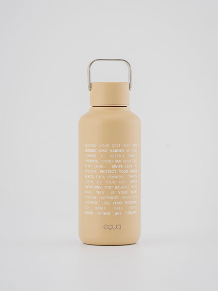 Manifesto water bottle (Limited edition) – EQUA - Sustainable Water Bottles