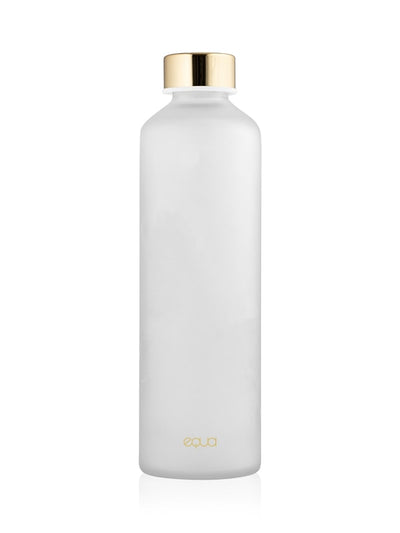 Velvet White Glass Bottle