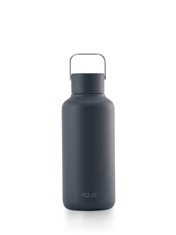 Puffy Black Glass Bottle by EQUA – EQUA - Sustainable Water Bottles